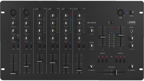 6-kanałowy mikser stereo MPX-206/SW