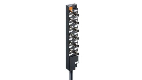 Koncentrator aktuator/sensor z wskaźnikiem funkcyjnym i operacyjnym LED 12-portowy gniazda M8 3-pinowy ASBM 12/LED 3-347/5 M