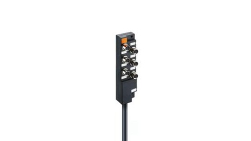 Koncentrator aktuator/sensor z wskaźnikiem funkcyjnym i operacyjnym LED 6-portów gniazdo M8 3-polowy ASBM 6/LED 3-344/5 M