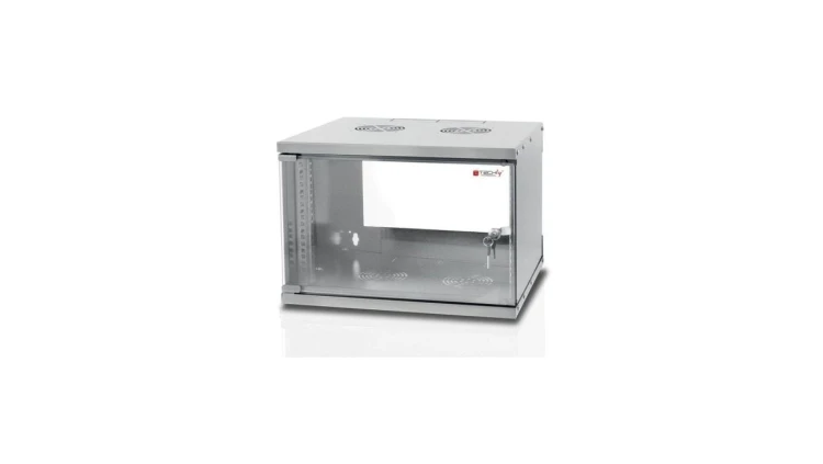 Szafka Wisząca ECO RACK 19 6U/450mm Zmontowana Szara