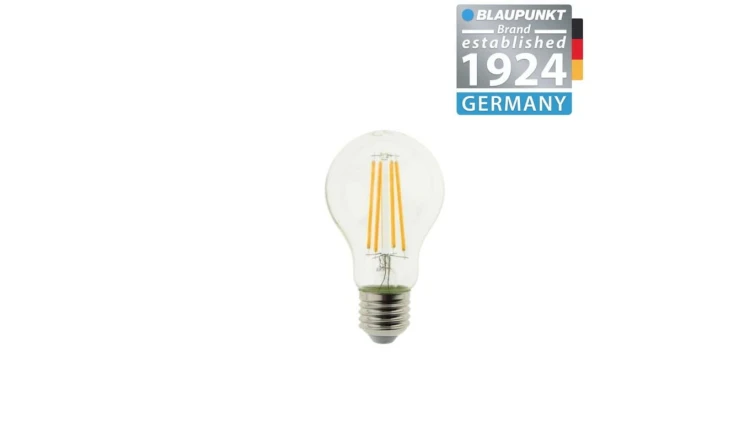 Blaupunkt Żarówka LED Filament LED E27 A60 8W Clear Glass, BLAUPUNKT-F-E27-8-WW