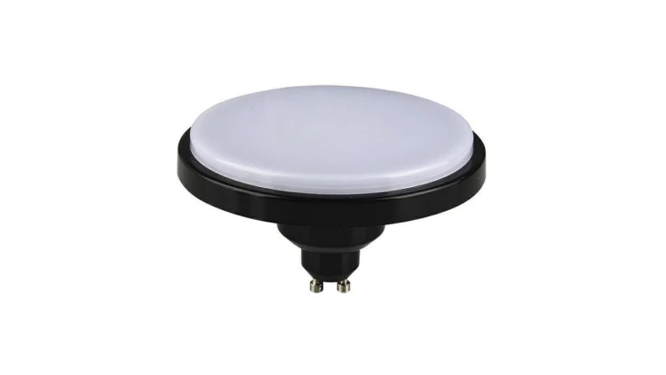 Żarówka GALAXY ES111 LED 12W B/WW gu10 120 stopni 1200lm 230V AR111 ciepła biała obudowa czarna (bez otworów)