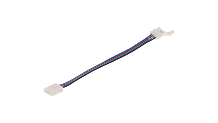Złączka do taśmy led rgb 10mm taśma-przewód-taśma
