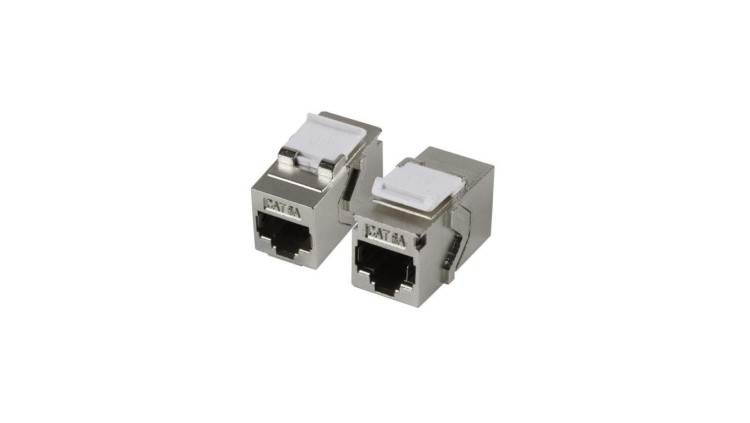 Adapter zatrzaskowy Keystone RJ45 STP, Cat.6A