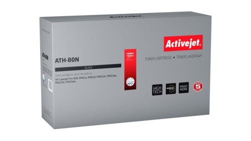 Toner Activejet ATH-80N (zamiennik HP 80A CF280A Supreme 3500 stron czarny)