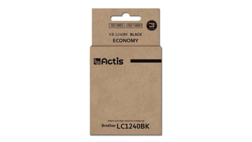 Tusz ACTIS KB-1240Bk (zamiennik Brother LC1240BK/LC1220BK Standard 19 ml czarny)