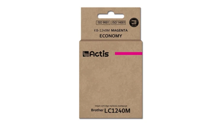 Tusz ACTIS KB-1240M (zamiennik Brother LC1240M/LC1220M Standard 19 ml czerwony)