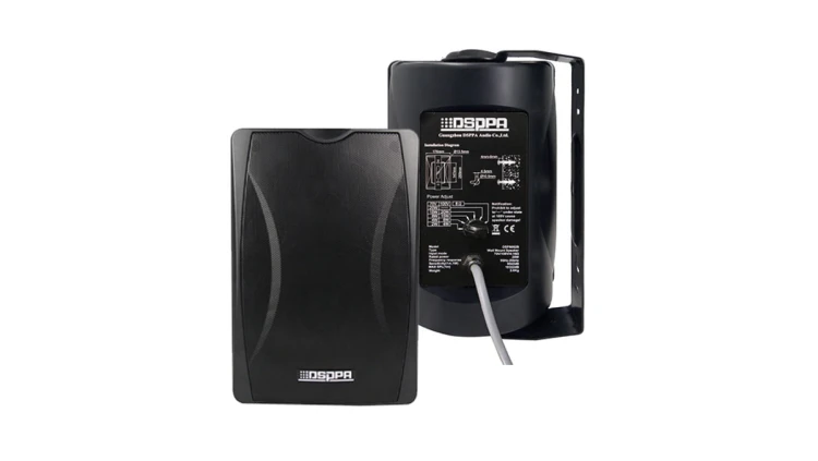 Głośnik ścienny dwudrożny 20W 100V czarny DSP8062B