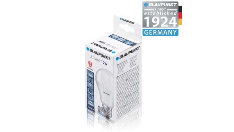 Blaupunkt Żarówka LED E27 12W barwa naturalna, BLAUPUNKT-E27-12W-NW