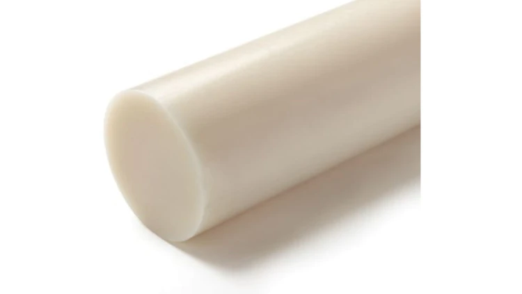 Pręt nylonowy, Ø 90mm x 500mm, kolor: Naturalny