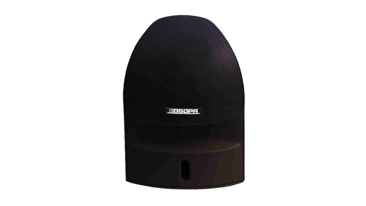 Głośnik ścienny narożny, 25W 100V, czarny DSP416B