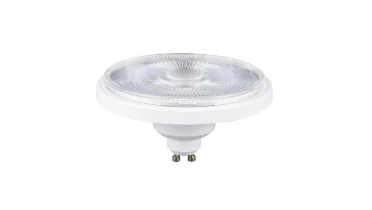 Żarówka SPACE ES111 LED 12W W/WW gu10 30 stopni 1200lm 230V AR111 ciepła biała obudowa biała (bez otworów)
