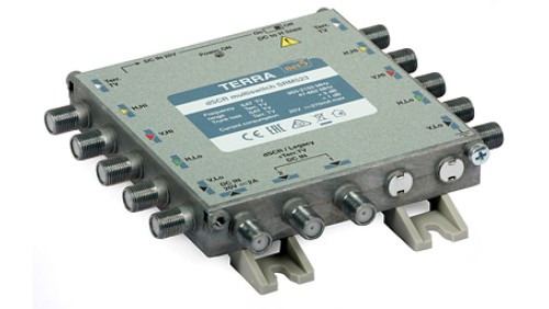 Multiswitch przelotowy SRM-523 Terra z AGC - klasa A z aktywnym torem TV system Digital SCR/Unicable