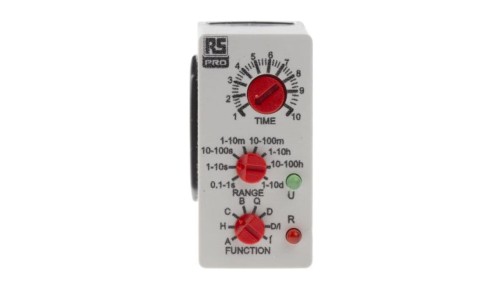 Timer Relay 8 funkcyjny DPDT DPDT 12 → 240V ac/dc