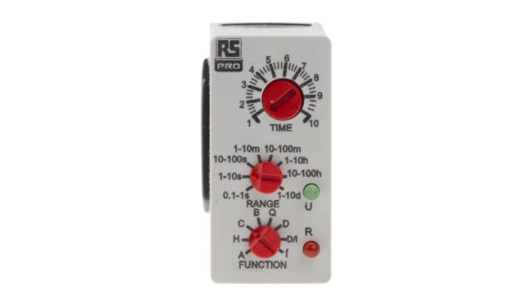 Timer Relay 8 funkcyjny DPDT DPDT 12 → 240V ac/dc