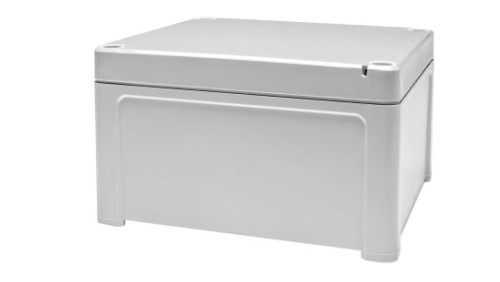 Obudowa ogólnego użytku Szary IP65 Poliuretan, 130 x 130 x 75mm, RS PRO