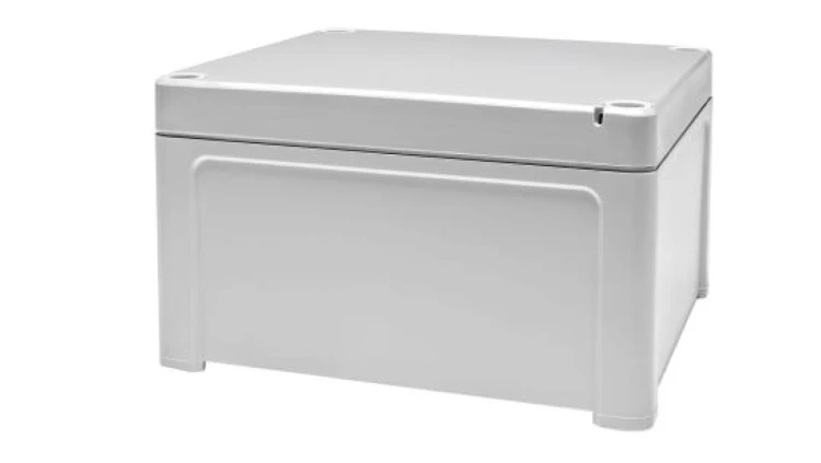 Obudowa ogólnego użytku Szary IP65 Poliuretan, 130 x 130 x 75mm, RS PRO