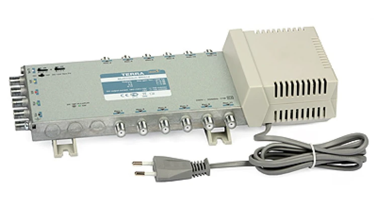Multiswitch MR-512 Terra klasa A, 5-wejściowy 12-wyjściowy z aktywną naziemną