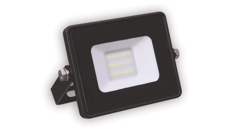 Naświetlacz PLATI 10W 1000lm 6000K IP65 czarny LFL101