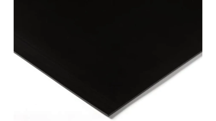 Arkusz tworzywa sztucznego Czarny, 500mm x 500mm x 30mm