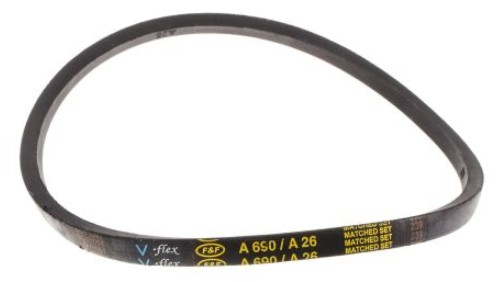 Pas napędowy, profil A, materiał: PET, guma, 13mm x 8mm x 660mm, RS PRO