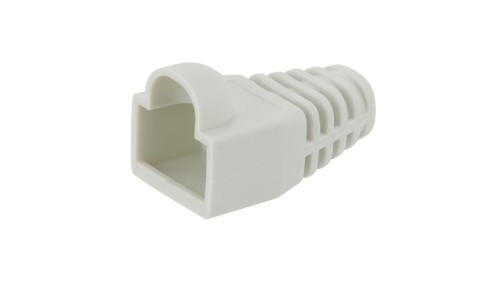 Gumowa osłonka wtyku RJ45 szara /10szt./