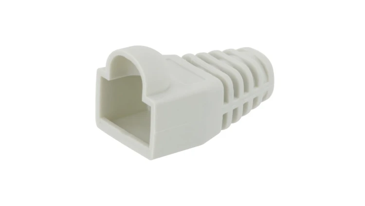 Gumowa osłonka wtyku RJ45 szara /10szt./