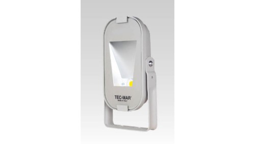 Naświetlacz LED LORDINO 40W 5111lm 130lm/W (zam.100W) 4000K RA80 MOD.AR (SILVER) IP66 7 lat gwarancji Made in EU