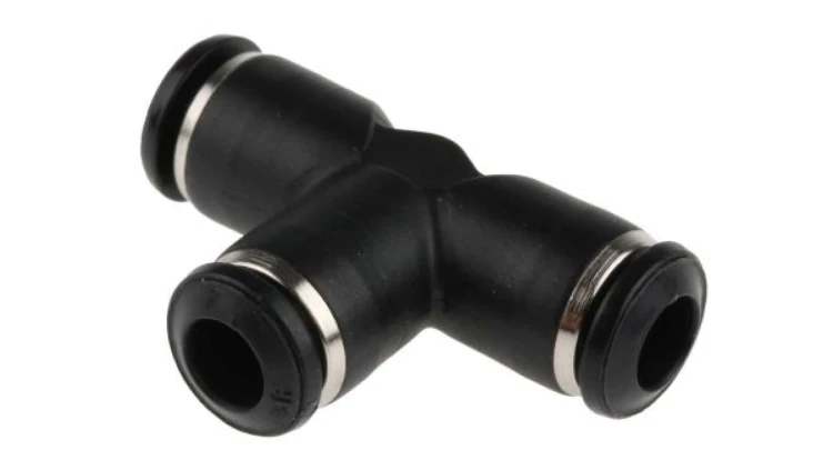 Adapter gwintowany teowy typu rura – rura, 20 barów