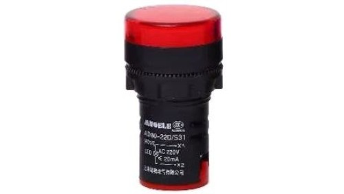 Lampka sygnalizacyjna 22mm czerwona LED 24V AC/DC AD16-22D/S23