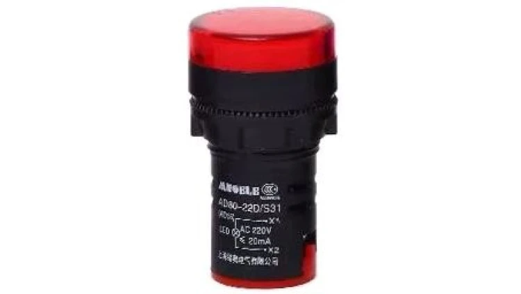 Lampka sygnalizacyjna 22mm czerwona LED 24V AC/DC AD16-22D/S23