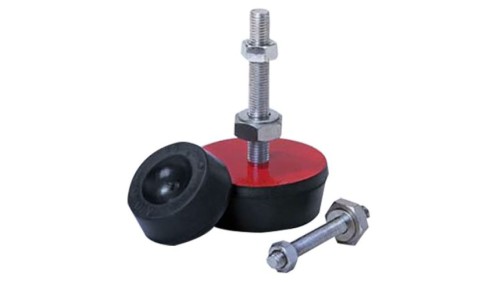 Mocowanie antywibracyjne, M16, Ø 105mm, H 38mm, 250-500, materiał: Guma naturalna 65 Shore A, RS PRO