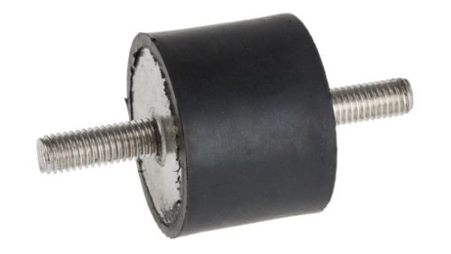 Mocowanie antywstrząsowe, M8, Ø 40mm, materiał: Guma naturalna 60Shore A, RS PRO