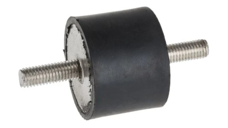 Mocowanie antywstrząsowe, M8, Ø 40mm, materiał: Guma naturalna 60Shore A, RS PRO