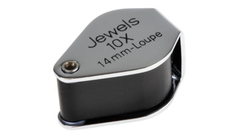 Szkło powiększające, typ: Ręczna lupa, powiększenie: 10, śr.: 14mm