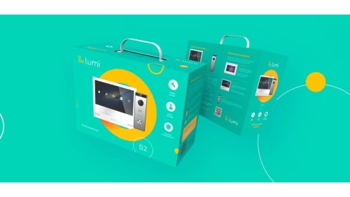 Zestaw widedomofonowy Lumi S2, 7-calowy, monitor LCD TFT, panel P2 z kolorową kamerą HD CMOS: 1080p