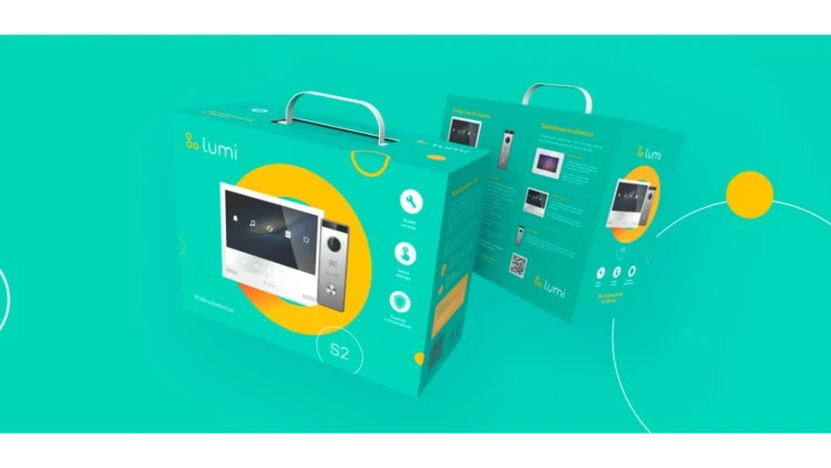 Zestaw widedomofonowy Lumi S2, 7-calowy, monitor LCD TFT, panel P2 z kolorową kamerą HD CMOS: 1080p
