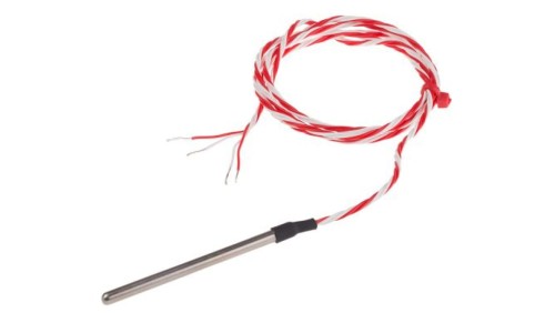 Termopara typ PT 100, -50C do +200C 65mm kabel 1m, Stal nierdzewna