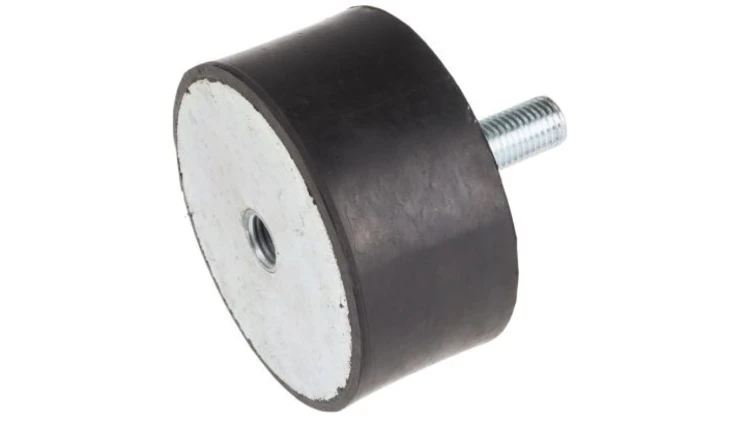 Mocowanie antywstrząsowe, M16, Ø 100mm, materiał: Guma naturalna 60Shore A, RS PRO