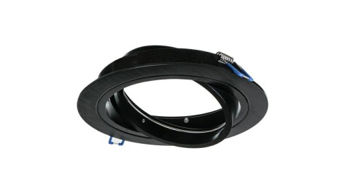 Oprawa OPAL AR111 ES111 okrągła czarna drapana z czarnym ringiem aluminiowa 5903260414233