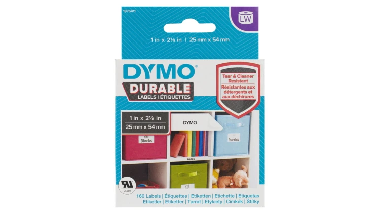Etykiety odporne DYMO białe 25x54mm 1rolka x 160 etykiet