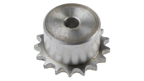 Koło łańcuchowe drabinkowe, 17 zębów, 06B-1, Pilot, śr otworu: 12mm, śr toczna: 51.83mm, Stal