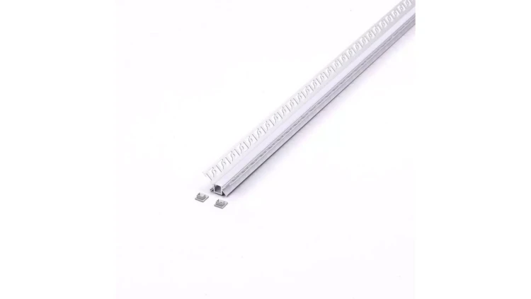 Profil wpuszczany aluminiowy Mleczny do taśm LED (ze skrzydełkami do zagipsowania) 2000mm 3362
