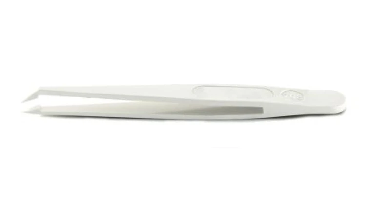 Pęseta, dł. 110 708.DG, materiał: Plastik Delrin, RS PRO