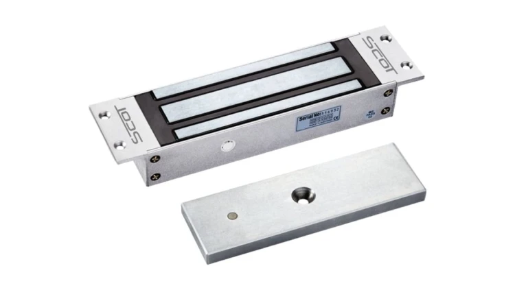Zwora elektromagnetyczna wpuszczana 540kg z sygnalizacją