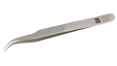 Pęseta, dł. 115, antymagnetyczna 7A.SA, materiał: Stal nierdzewna, RS PRO