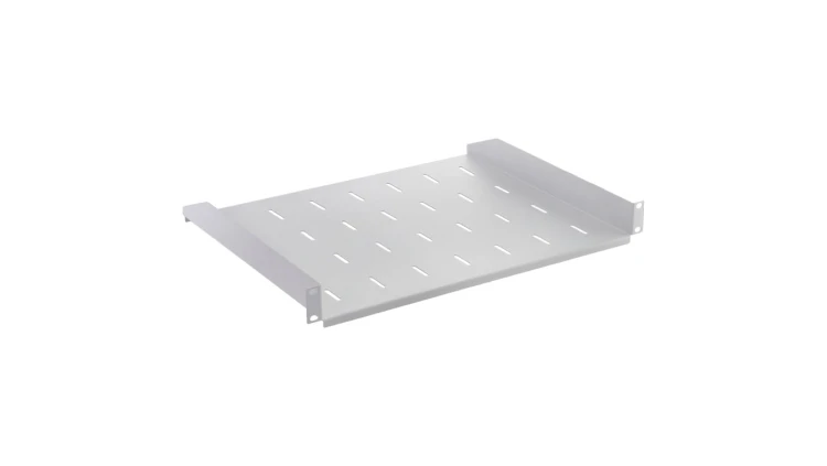 Półka stała do szafy RACK 19 cali 1U 350mm szara