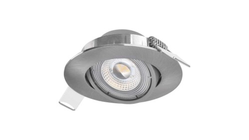 Oczko LED Exclusive 5W ciepła biel srebrny ZD3221