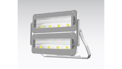 Projektor LED LORD 5 HP 600W 80184lm 134lm/W (zam.1000W) 4000K RA70 MOD.AR (SILVER) IP66 7 lat gwarancji Made in EU