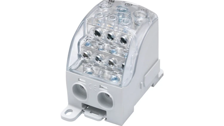 Blok rozdzielczy - uniwersalny Al/Cu SUB 490 (82090) SIMBLOCK szary 81652002